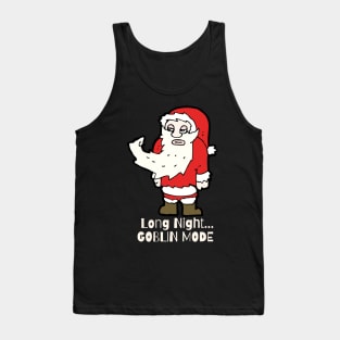 Santa in Goblin Mode Tank Top